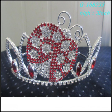 Wholesale Fashion pearl large pageant crowns full tall personalized tiara crown